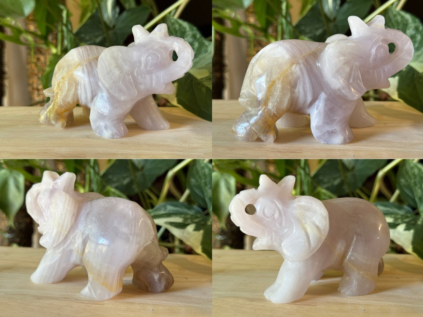 Fluorite Elephant Carvings (You Choose)