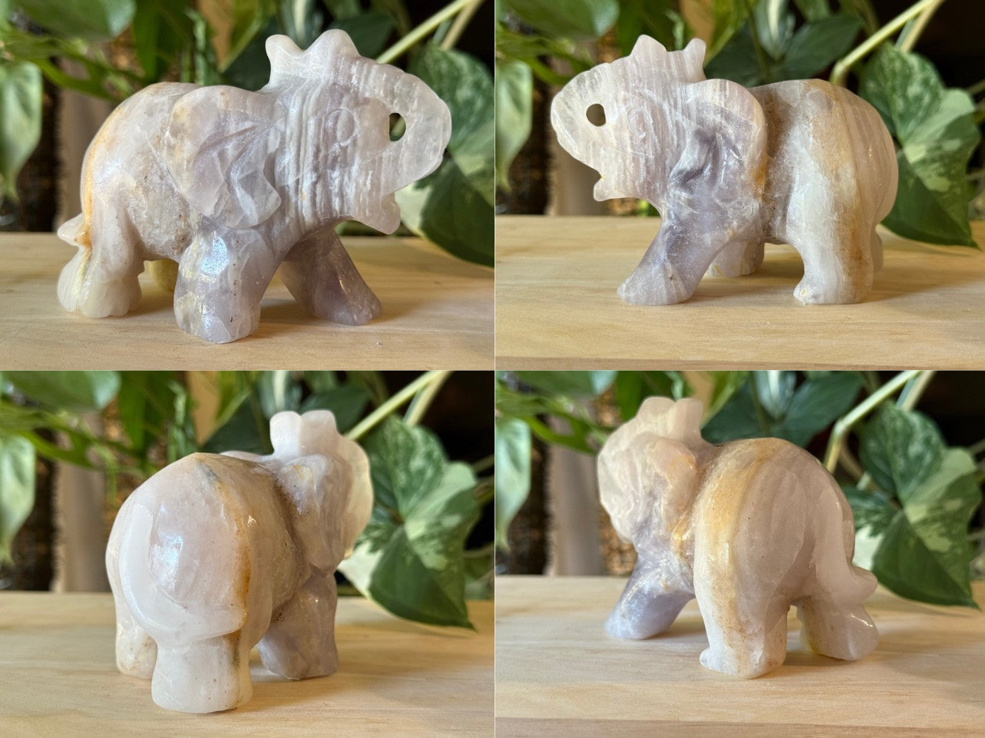 Fluorite Elephant Carvings (You Choose)