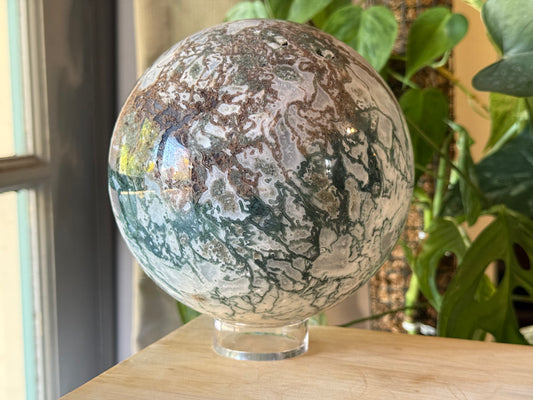 Moss Agate Sphere